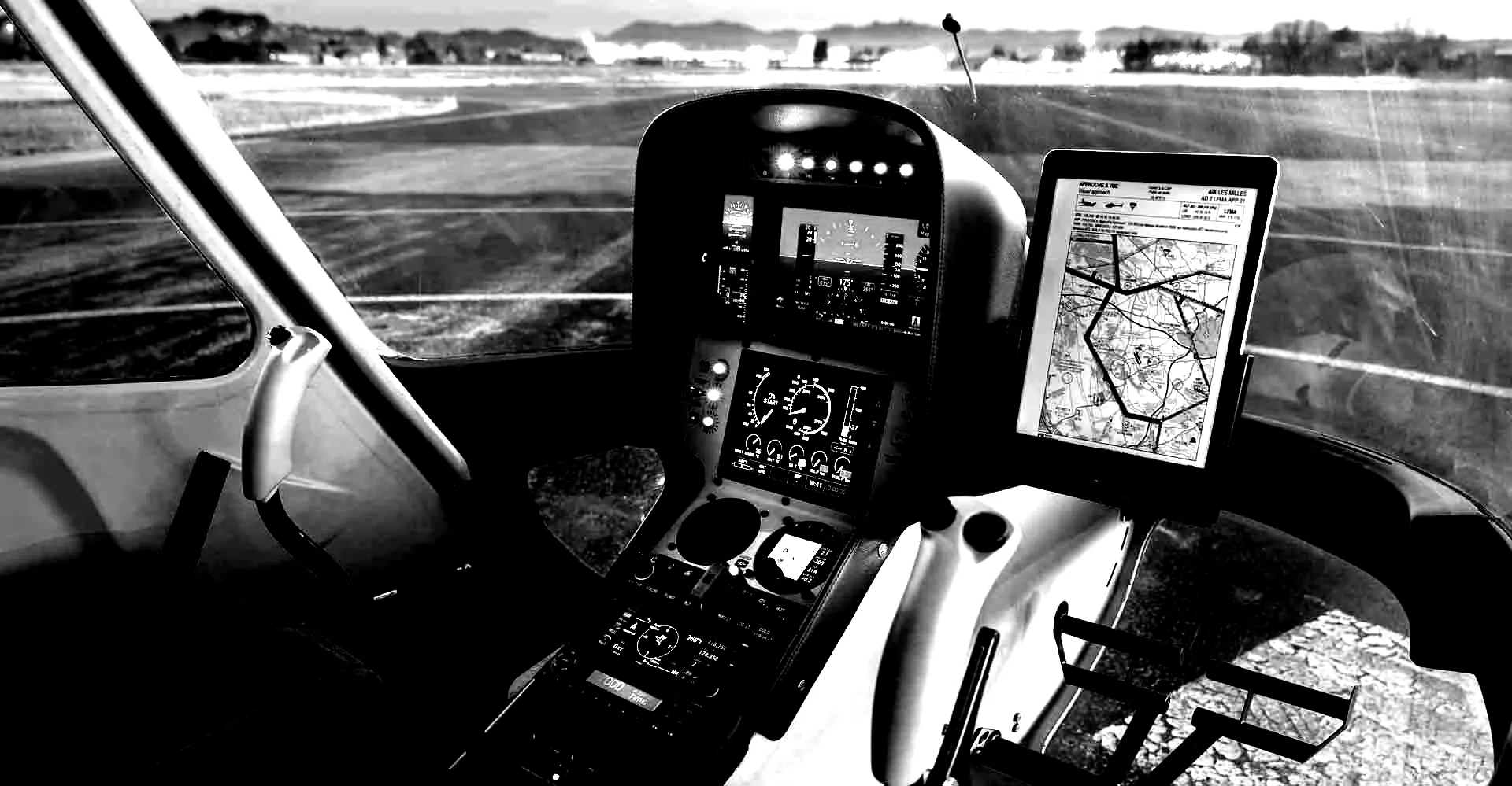 Guimbal Cabri G2 helicopter cockpit — second hand piston helicopter